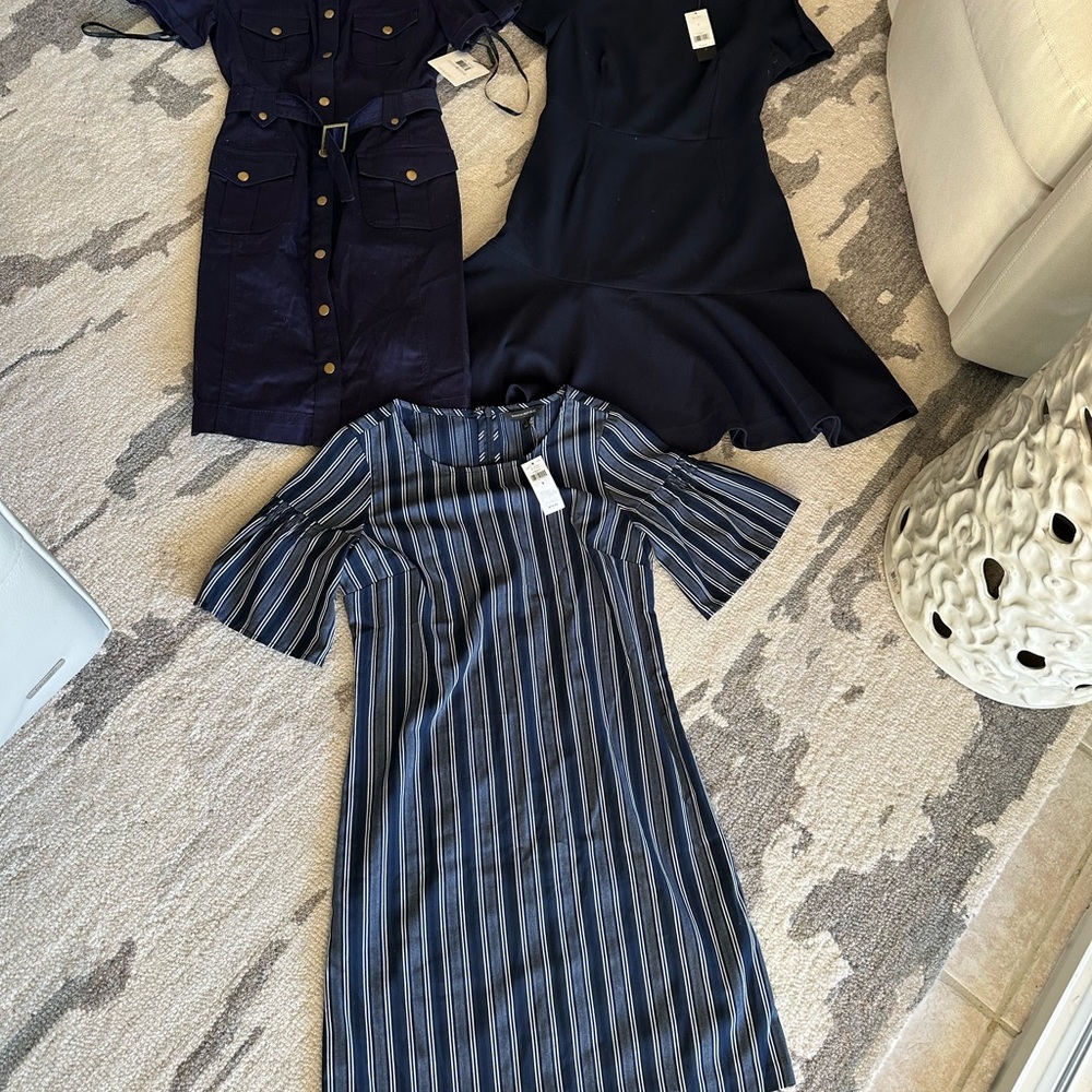 Stylish Navy and Striped Dresses